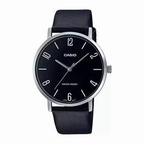 CASIO Enticer Quartz Men's Black Watch MTP-VT01L-1B2UDF