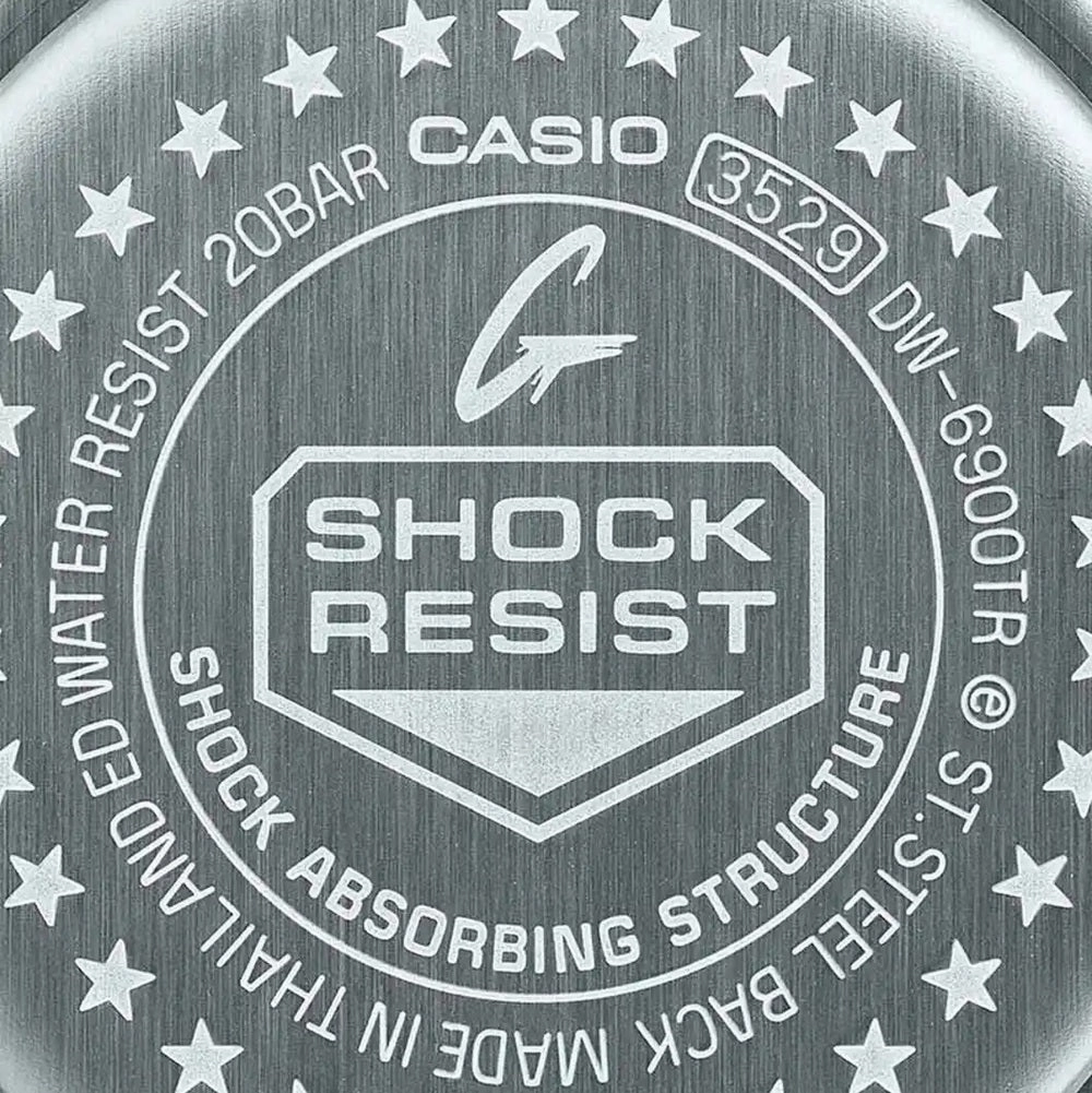 Casio G Shock 30th Anniversary Edition Digital Watch Red DW-6900TR-4ER