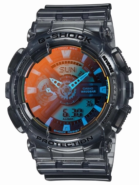 Casio G-Shock BEACH TIME LAPSE Translucent Ana-Digi Mens Watch GA110TLS-8A