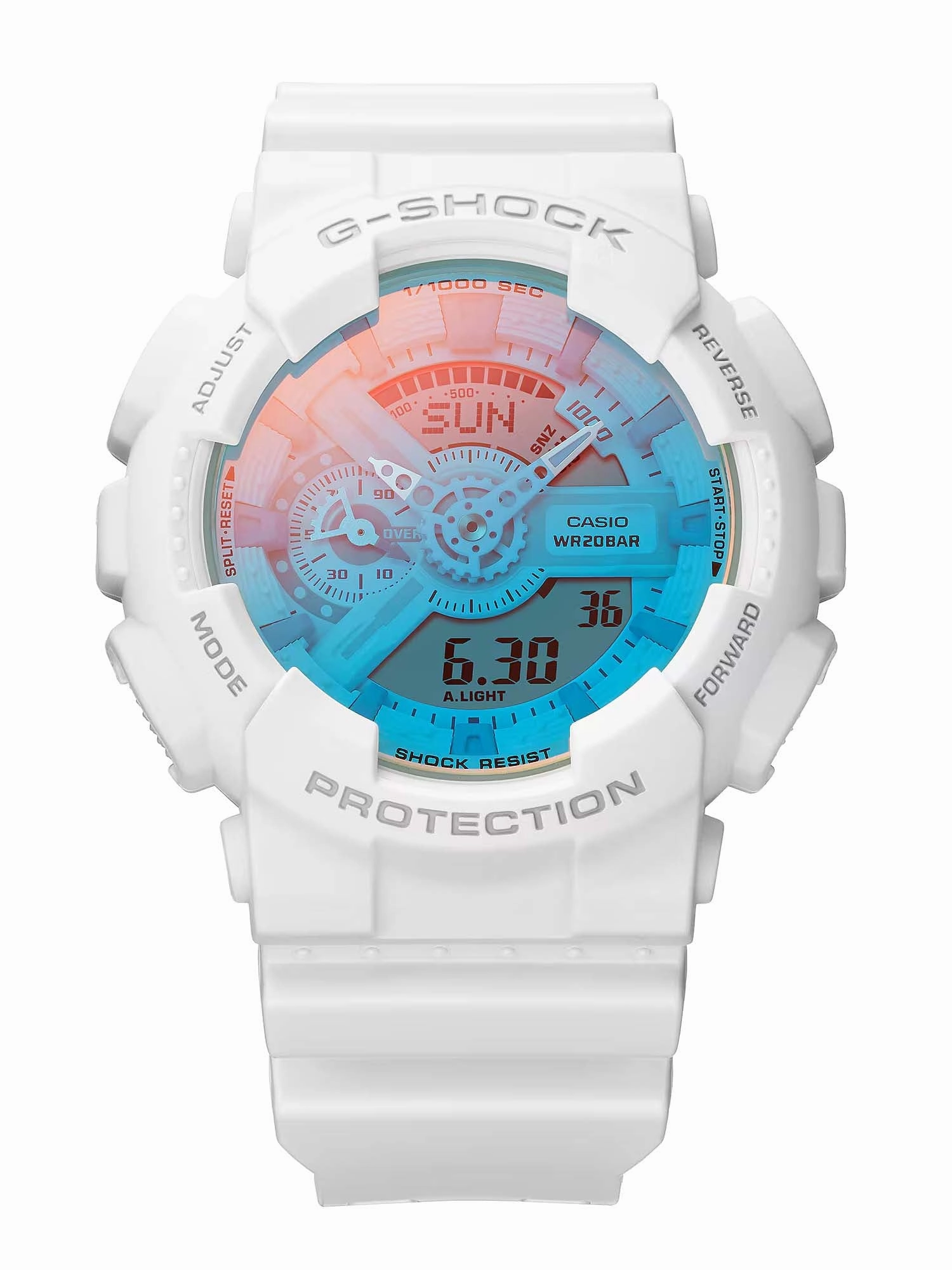 Casio G-Shock BEACH TIME LAPSE Vibrant Colors Ana-Digi Mens Watch GA110TL-7A