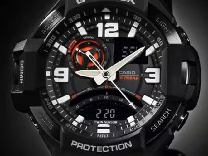 CASIO G-SHOCK Black Analog-Digital Quartz Men's Watch GA-1000-1ADR