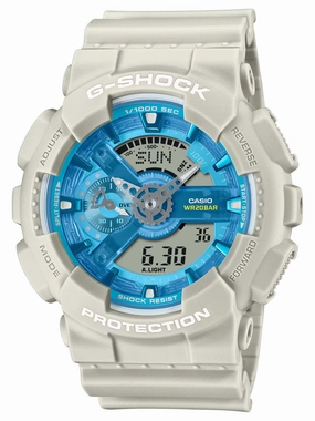 Casio G-Shock BLUE WATERS x DESERT SAND Ana-Digi Mens Watch GA110AS-5A