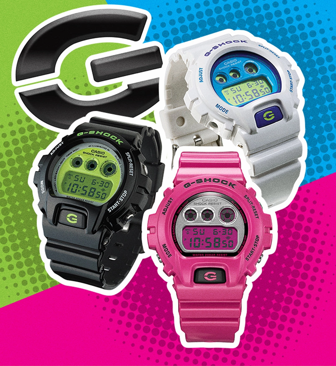 Casio G-Shock Crazy Color Series Men's Digital Watch DW6900RCS-4