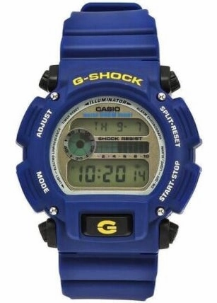 CASIO G-SHOCK DIGITAL WATCH BLUE RESIN BAND DW9052-2V
