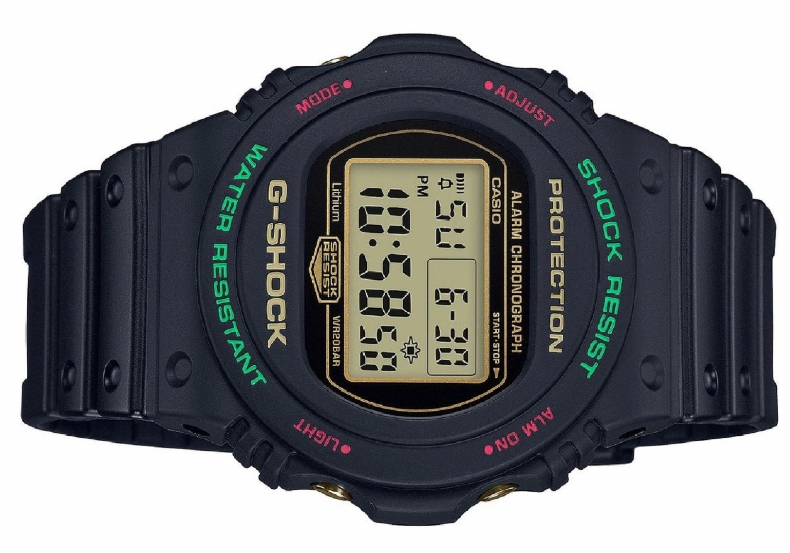 Casio G-shock DW-5700TH-1 Digital Rubber Strap Watch For Men