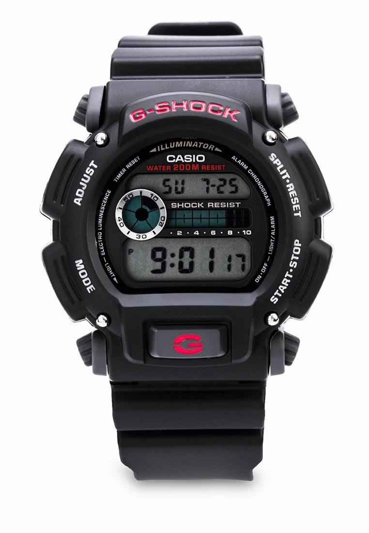 Casio G-shock DW-9052-1VDR Digital Rubber Strap Watch For Men