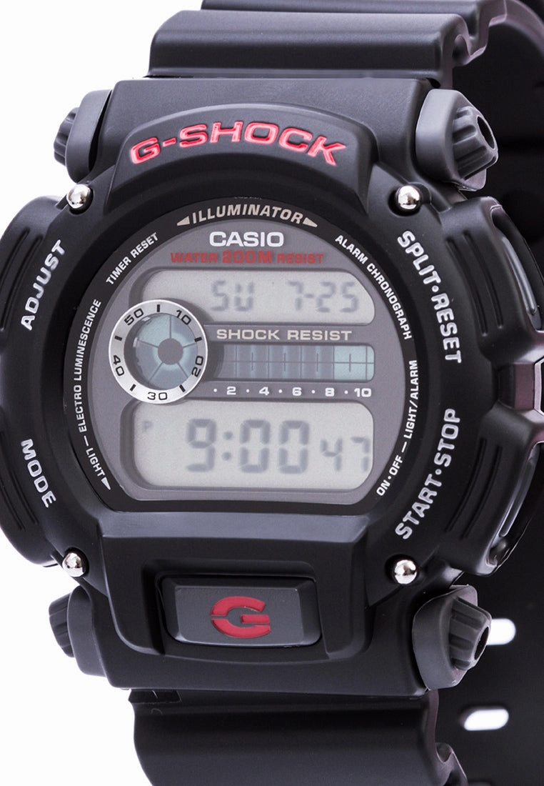 Casio G-shock DW-9052-1VDR Digital Rubber Strap Watch For Men
