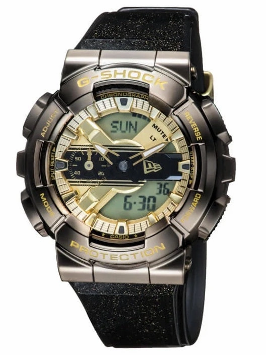 Casio G-Shock G-STEEL x NEW ERA Ion-Plated Black/Gold Mens Watch GM110NE-1A