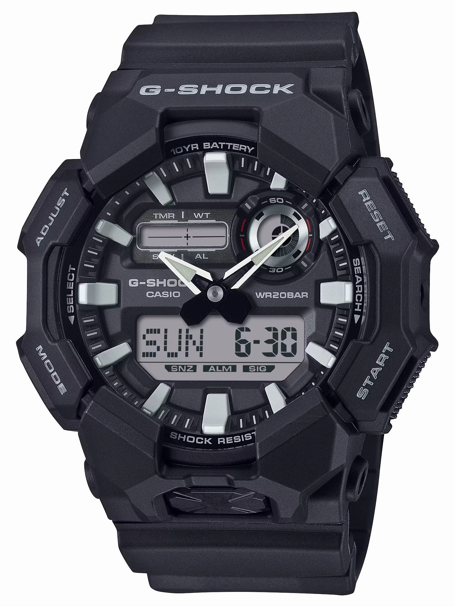 Casio G-Shock GA010-1A Bio-Resin High-Brightness LED Black Mens Watch