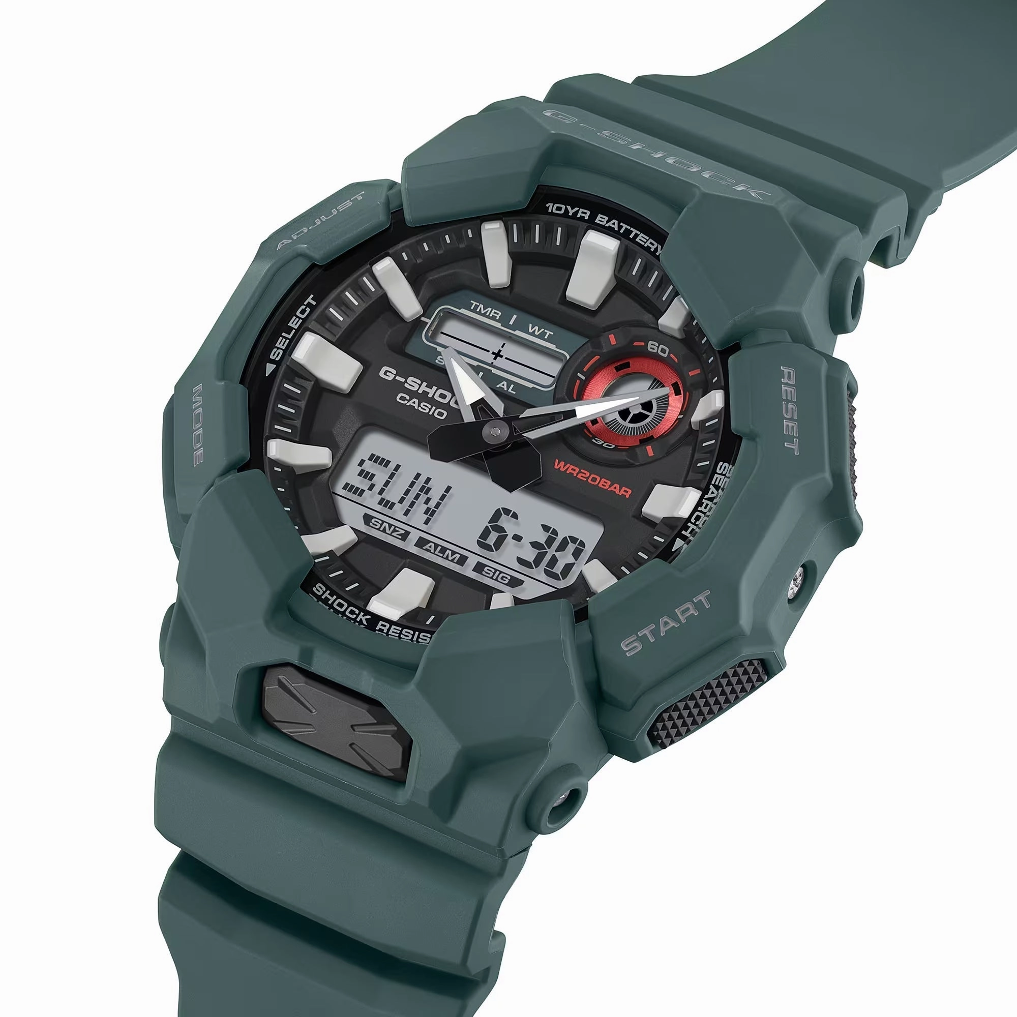 Casio G-Shock GA010-2A Bio-Resin High-Brightness LED Blue Mens Watch