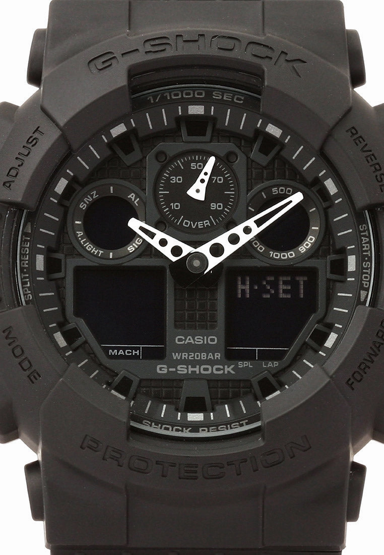Casio G-Shock GA-100-1A1DR Dark Knight Digital Analog Watch For Men
