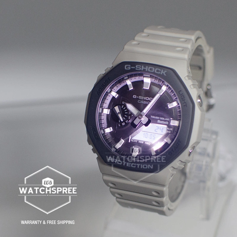 Casio G-Shock GA-2100 Lineup Urban Utility Series Carbon Core Guard Structure Bluetooth Solar Powered Watch GAB2100LUU-5A GA-B2100LUU-5A