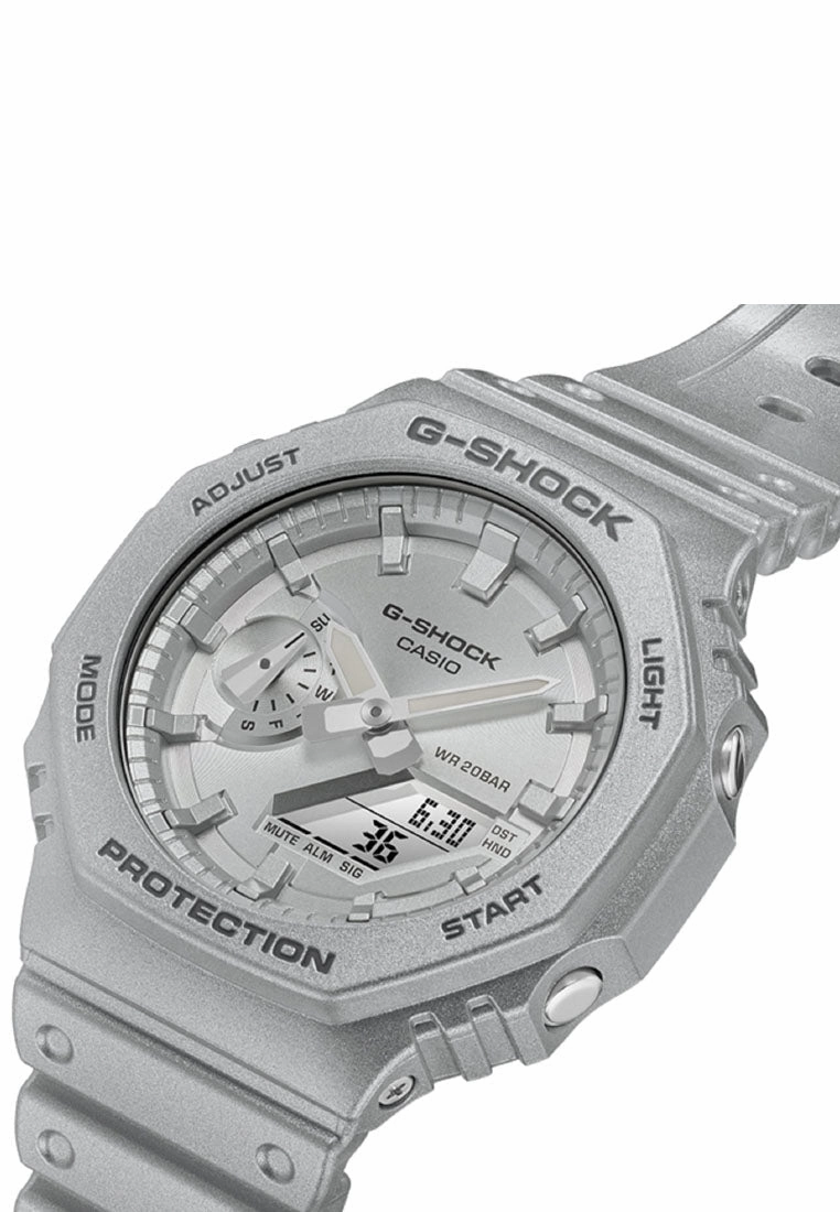Casio G-shock GA-2100FF-8A Digital Analog Rubber Strap Watch For Men