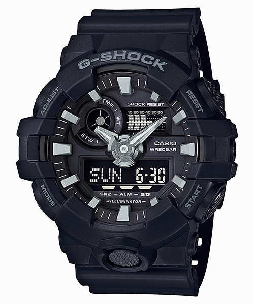 Casio G-Shock GA-700 Analog-Digital Watch GA700-1B
