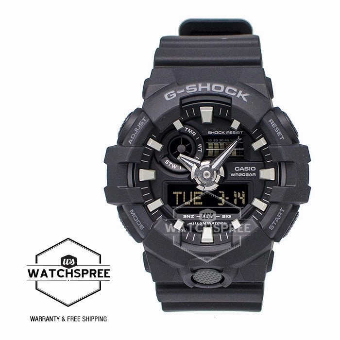 Casio G-Shock GA-700 Analog-Digital Watch GA700-1B