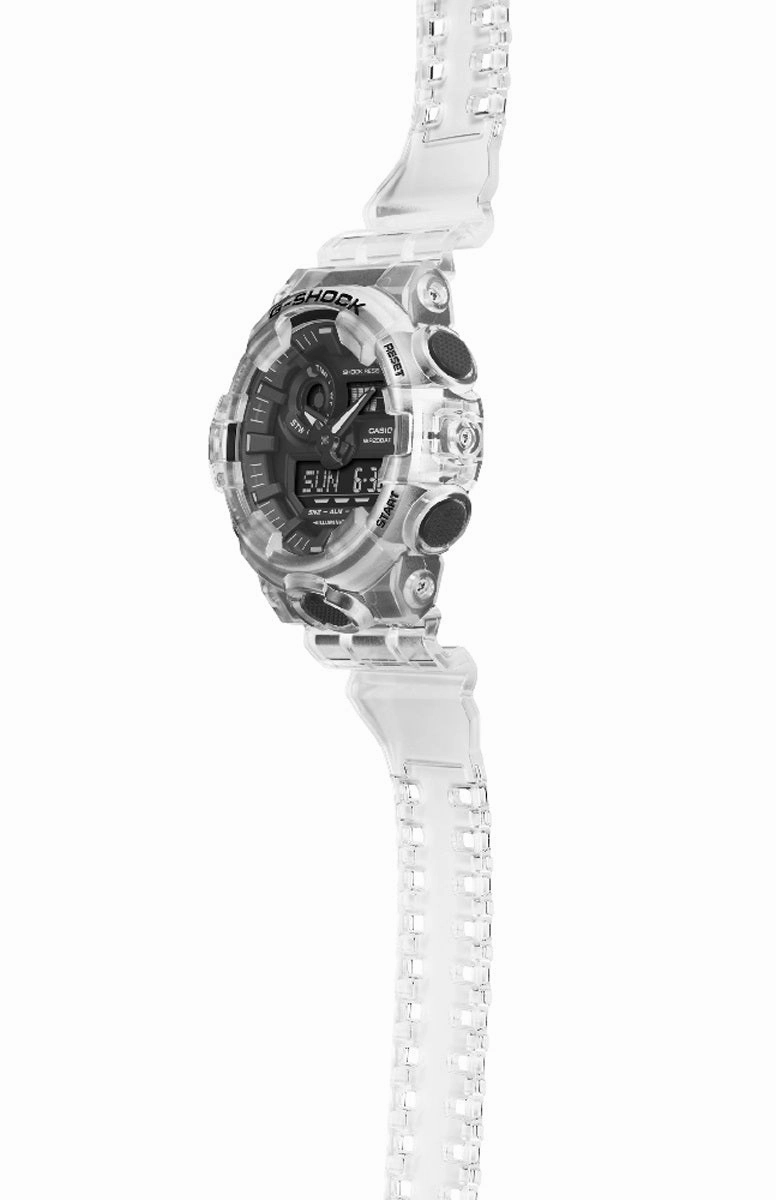 Casio G-shock GA-700SKE-7A Digital Analog Rubber Strap Watch For Men