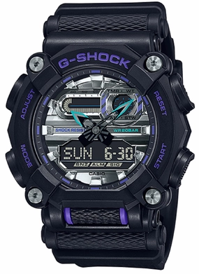 Casio G-shock GA-900AS-1ADR Digital Analog Rubber Strap Watch For Men