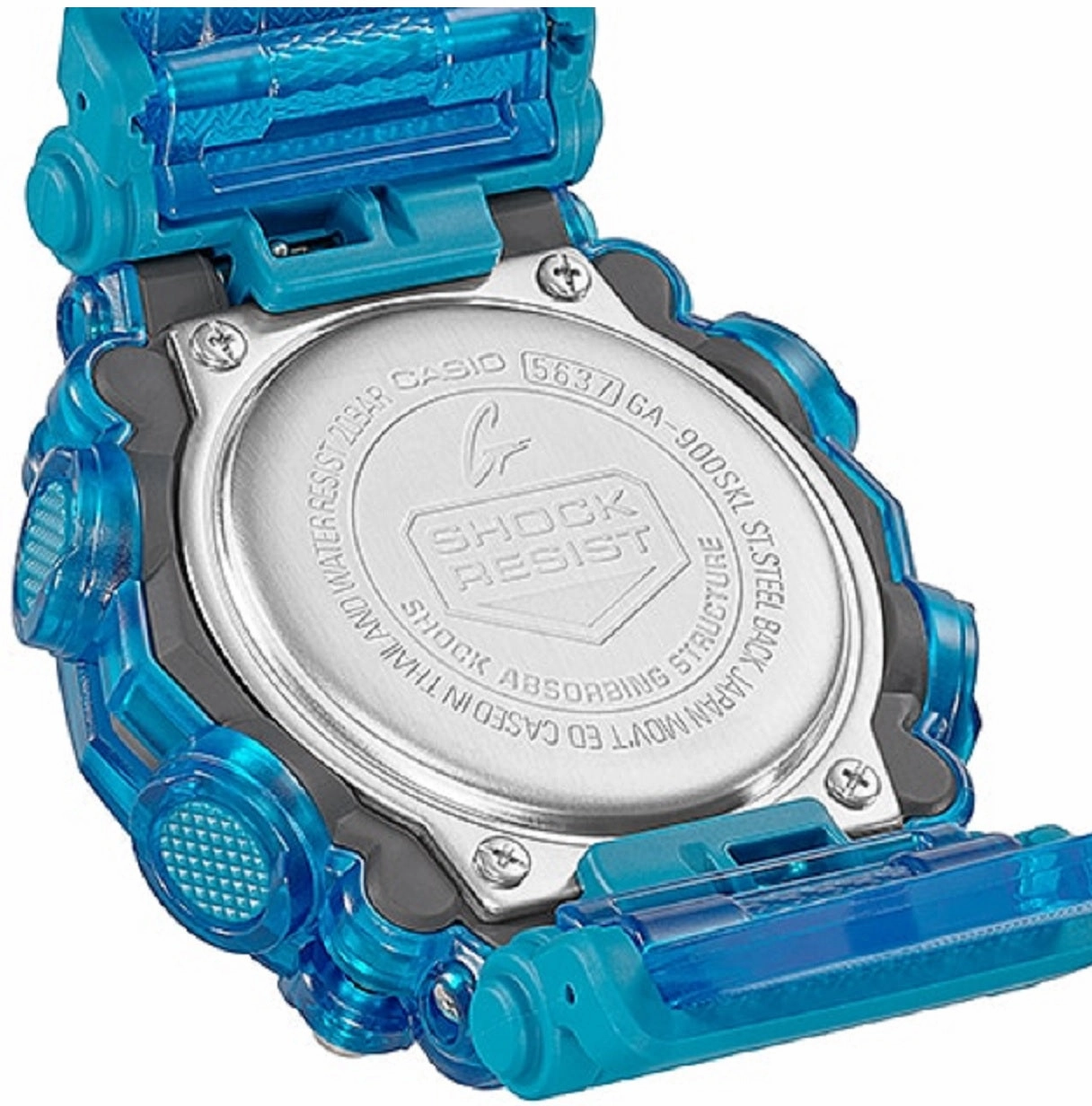 Casio G-shock GA-900SKL-2A Digital Analog Stainless Steel Strap Watch For Men
