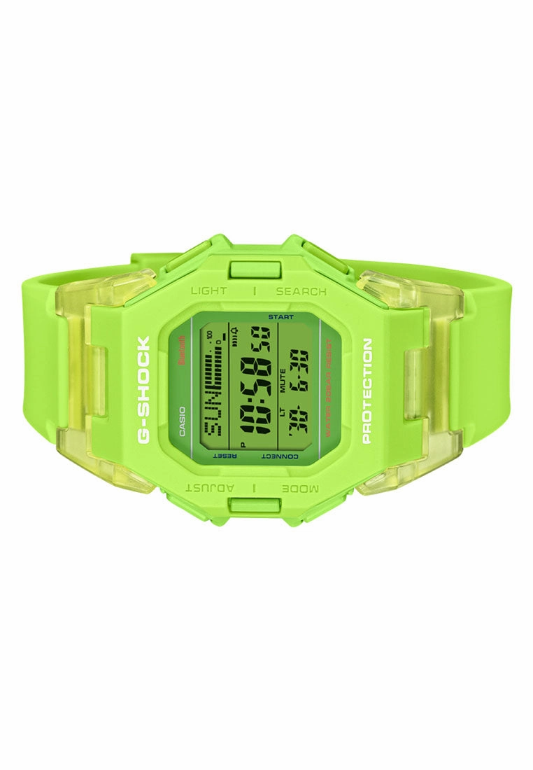 Casio G-shock GD-B500S-3DR Digital Rubber Strap Bluetooth Watch for Men