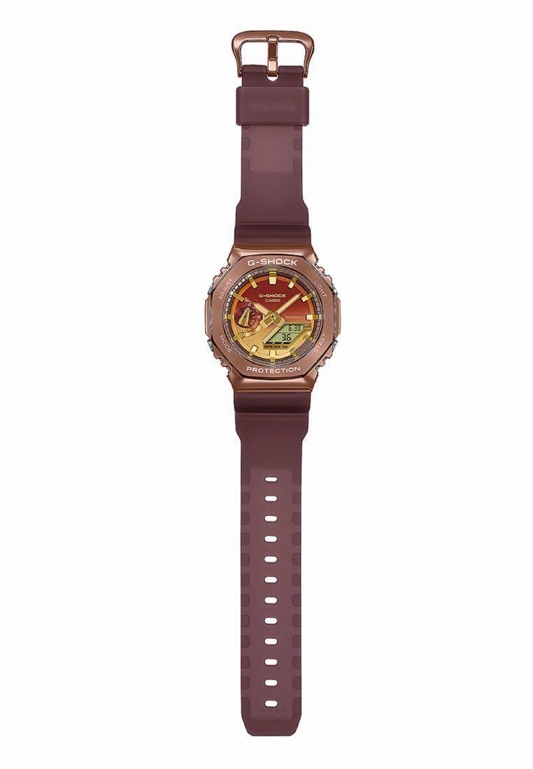 Casio G-shock GM-2100CL-5A Digital Analog Rubber Strap Watch