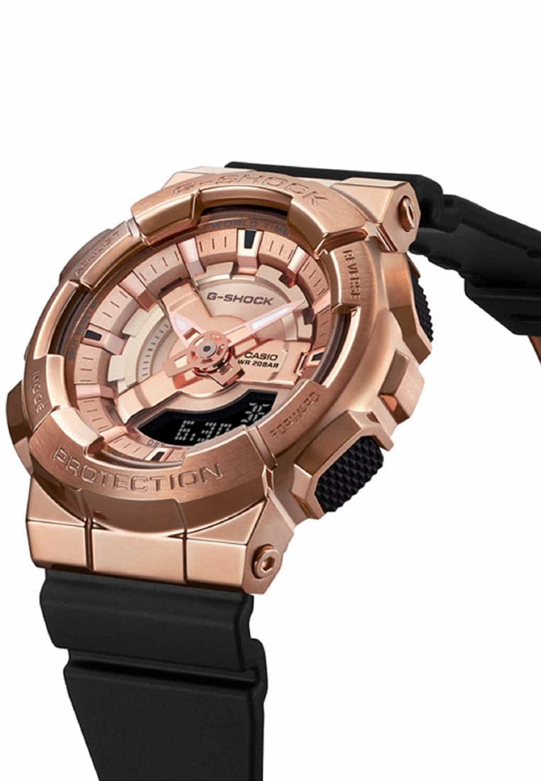 Casio G-shock GM-S110PG-1A Digital Analog Rubber Strap Watch