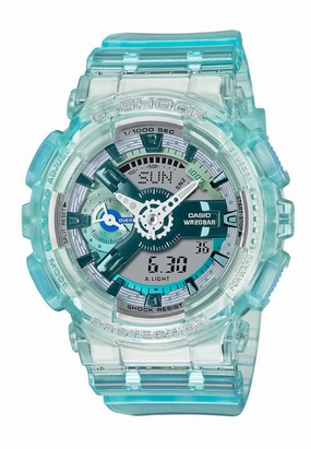 Casio G-shock GMA-S110VW-2A Digital Analog Rubber Strap Watch For Women