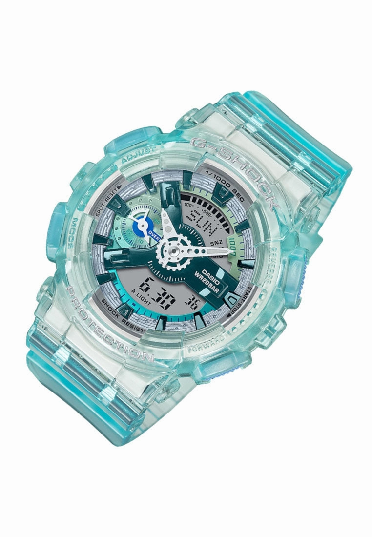 Casio G-shock GMA-S110VW-2A Digital Analog Rubber Strap Watch For Women