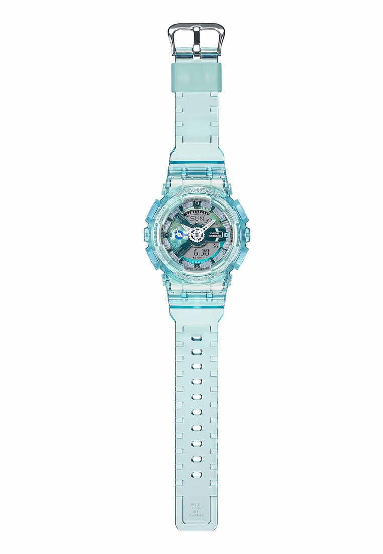 Casio G-shock GMA-S110VW-2A Digital Analog Rubber Strap Watch For Women