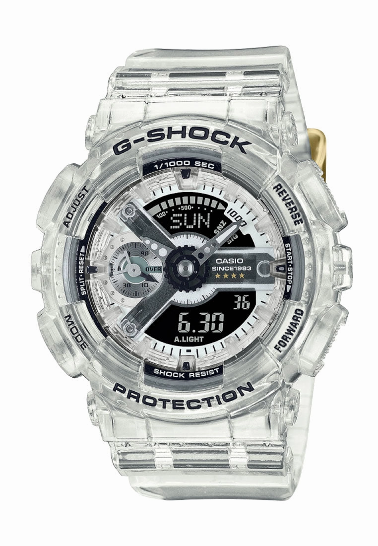 Casio G-shock GMA-S114RX-7A Digital Analog Rubber Strap Watch