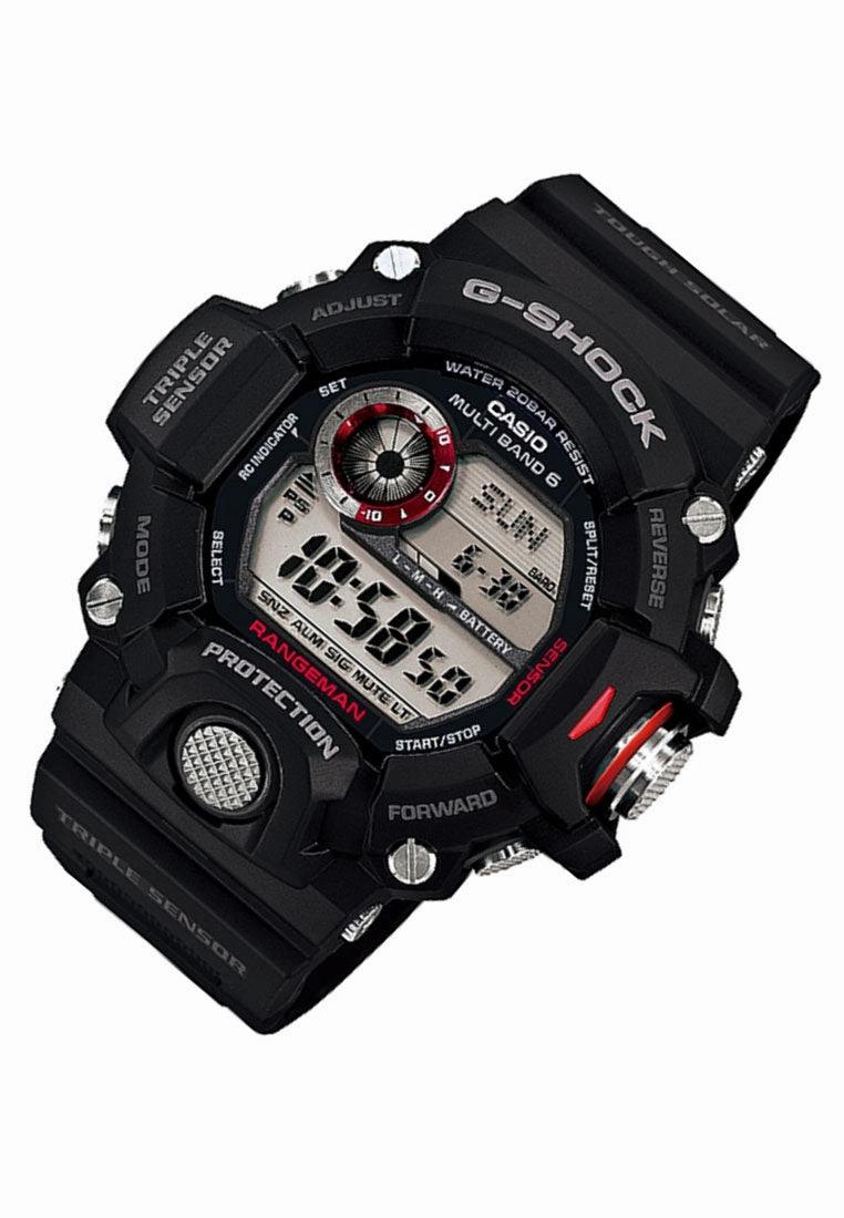 Casio G-Shock GW-9400Y-1DR Digital Rubber Strap Watch For Men