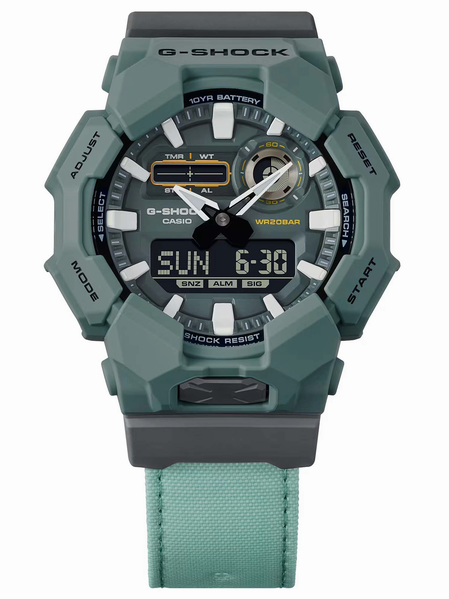 Casio G-SHOCK High-Brightness LED Large Digital Blue Watch GA010CE-2A