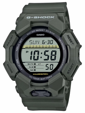 Casio G-SHOCK High-Brightness LED Large Digital Green Watch GD010-3