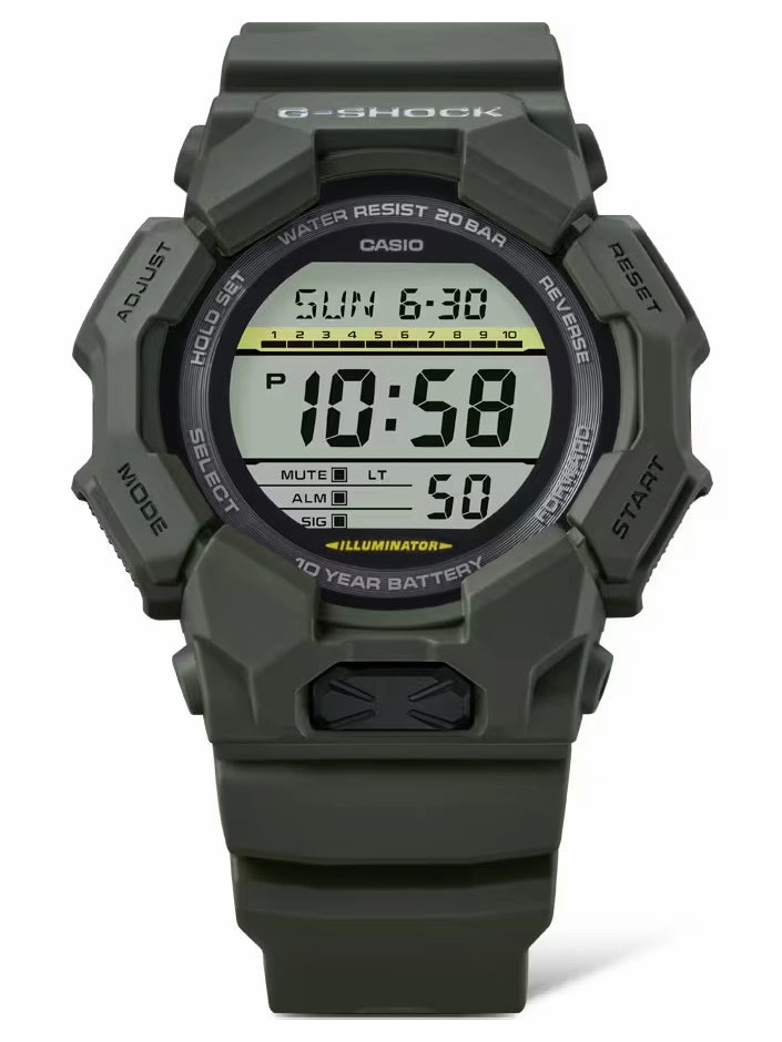 Casio G-SHOCK High-Brightness LED Large Digital Green Watch GD010-3