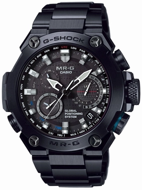 Casio G-Shock MR-G GPS Hybrid Wave Ceptor Titanium Watch MRGG1000B-1A