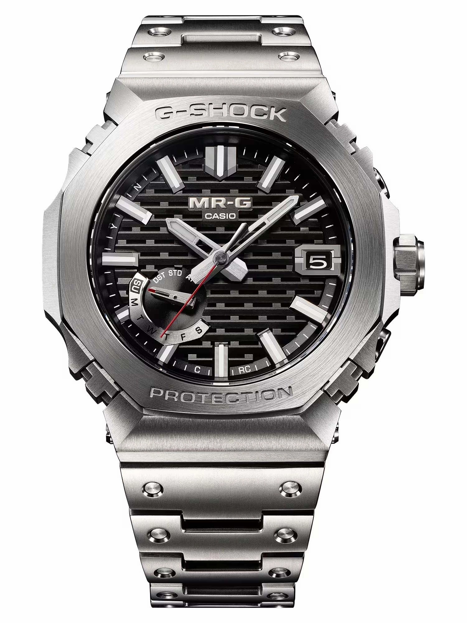 Casio G-Shock Octagonal Slim MRG TITANIUM watch with COBARION Bezel MRGB2100D-1A