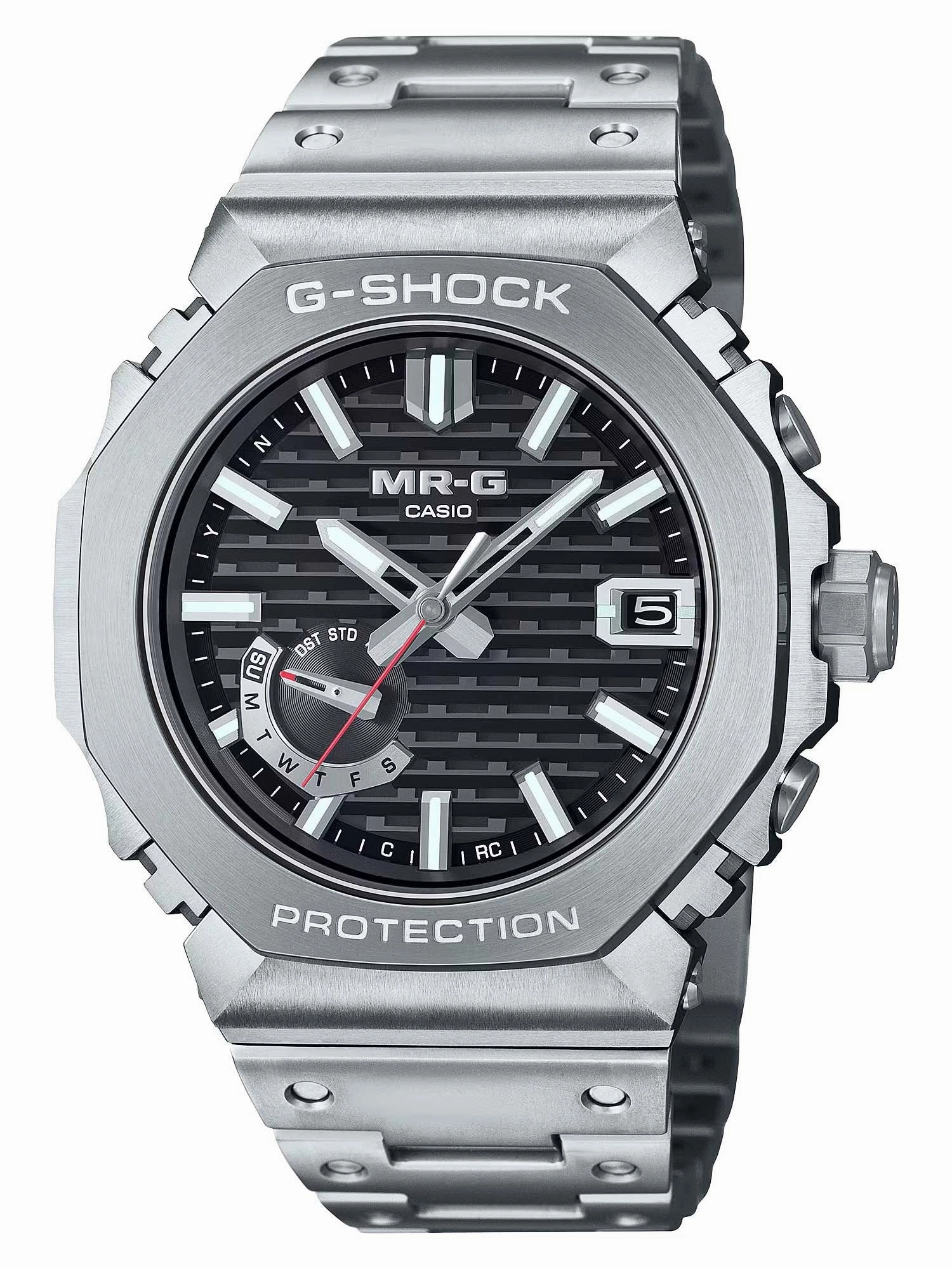 Casio G-Shock Octagonal Slim MRG TITANIUM watch with COBARION Bezel MRGB2100D-1A