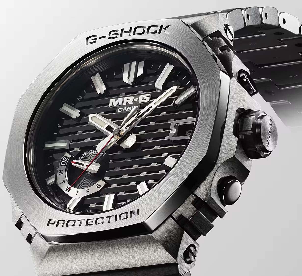 Casio G-Shock Octagonal Slim MRG TITANIUM watch with COBARION Bezel MRGB2100D-1A