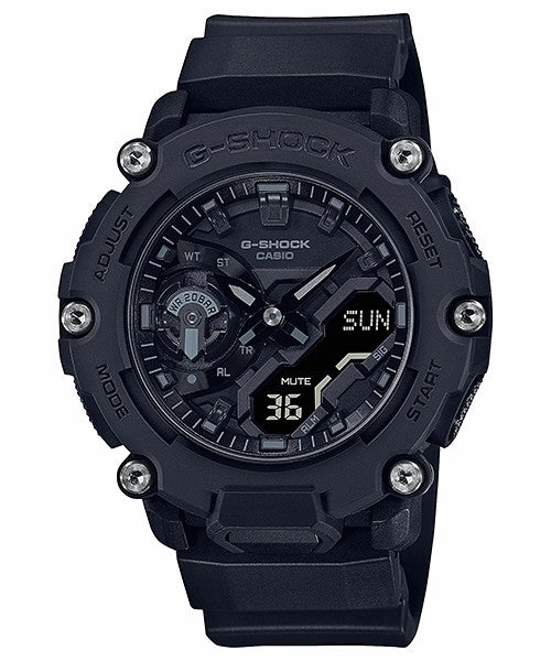CASIO G-Shock Quartz Black Watch for Men GA-2200BB-1AER