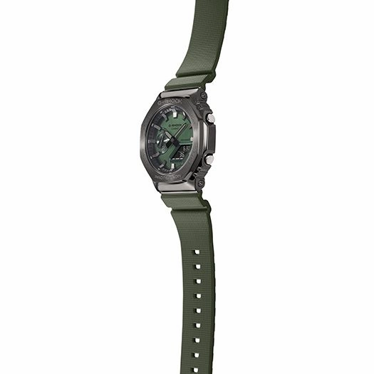 CASIO G-Shock Quartz Green Watch for Men GM-2100B-3AER