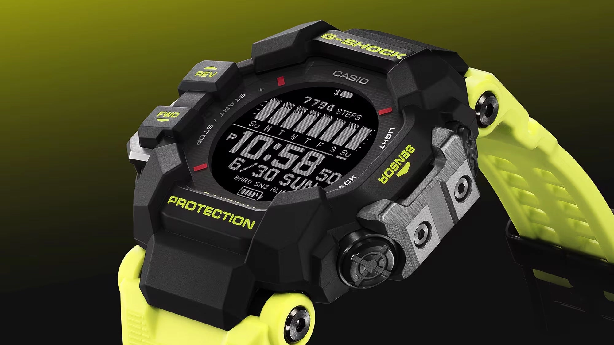 Casio G-Shock RANGEMAN RESCUE YELLOW Bluetooth Mens GPS Watch GPRH1000RY-1A