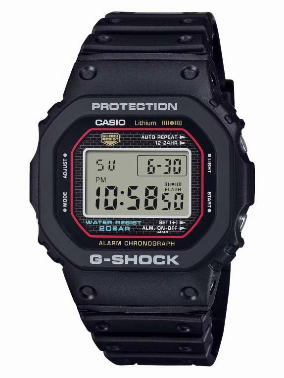 Casio G-Shock REVIVAL Original 1983 model New version Man's watch DW5000R-1A