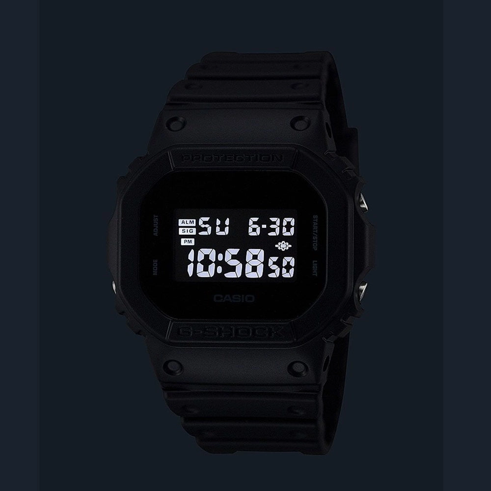 Casio G Shock Solid Colours Black Watch DW-5600UBB-1ER