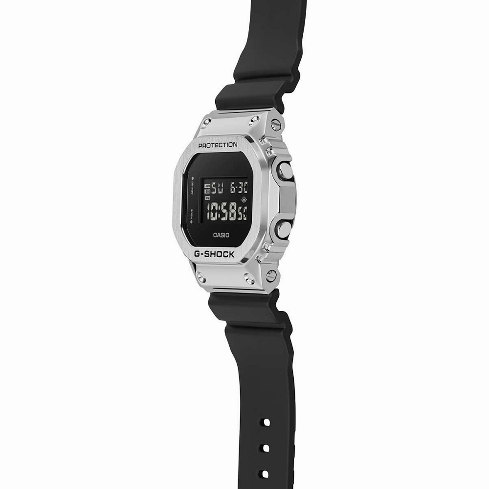 Casio G Shock Solid Colours Black Watch GM-5600U-1ER