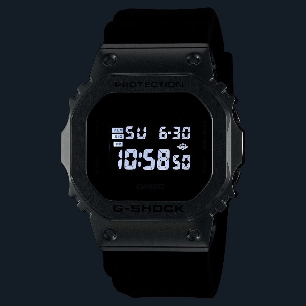 Casio G Shock Solid Colours Black Watch GM-5600U-1ER