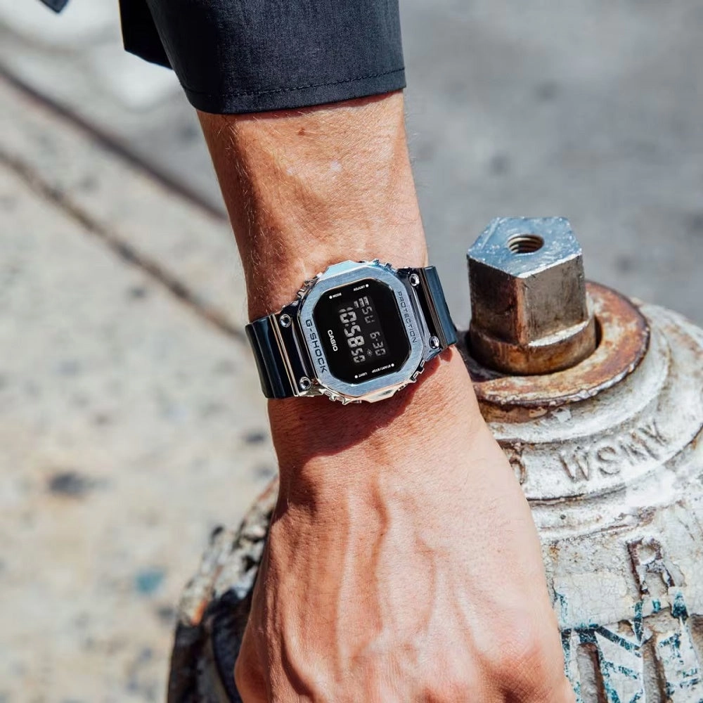 Casio G Shock Solid Colours Black Watch GM-5600U-1ER