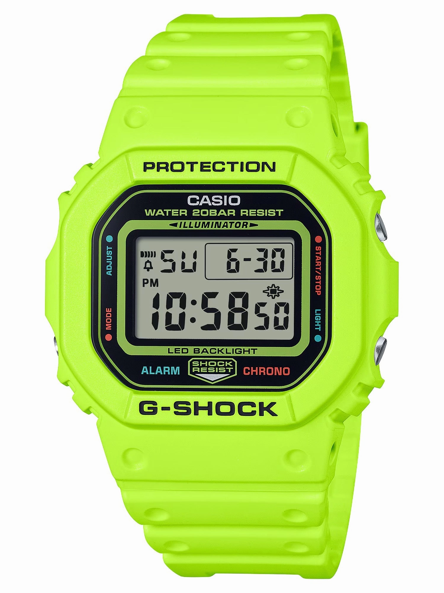 Casio G-Shock TEAM G-SHOCK Series Yellow Digital Watch DW5600EP-9