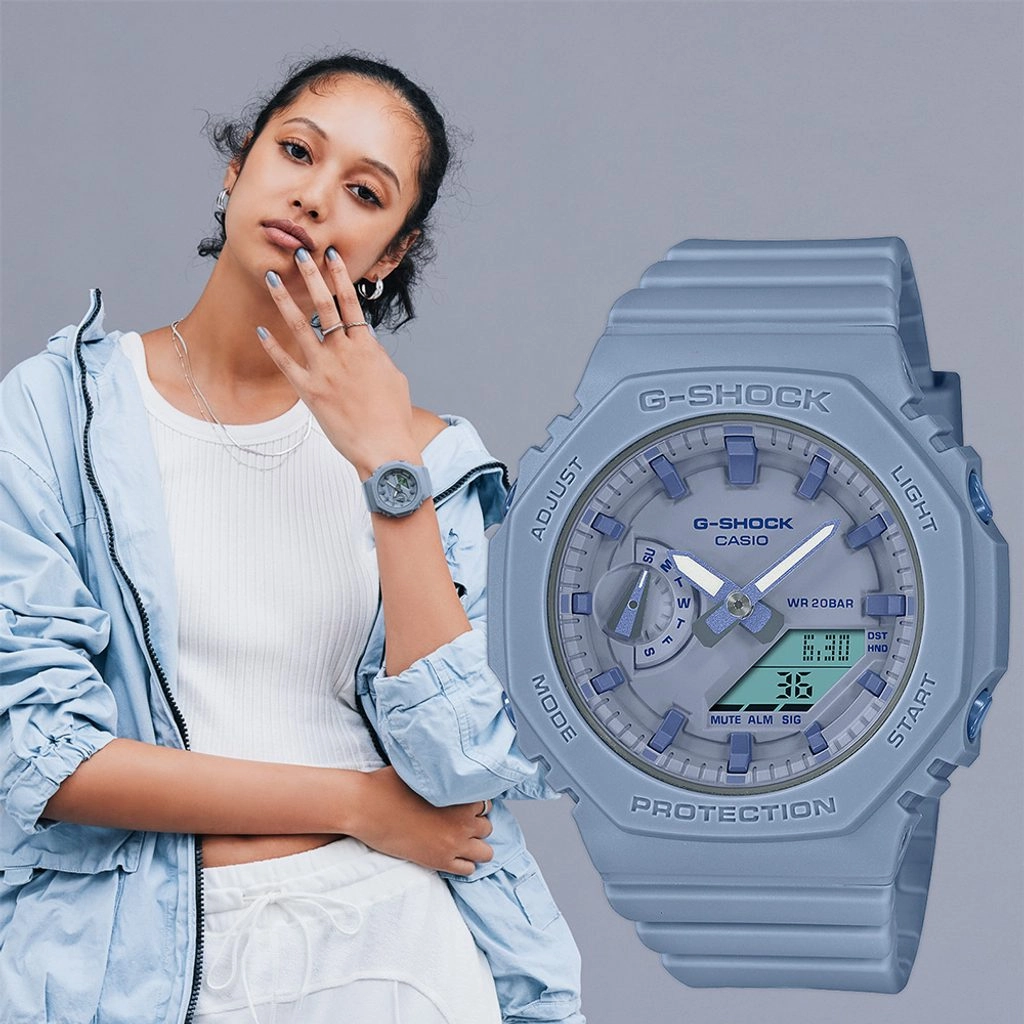 Casio GMA-S2100BA-2A2ER Women's Analogue-Digital Quartz Watch with Plastic Strap