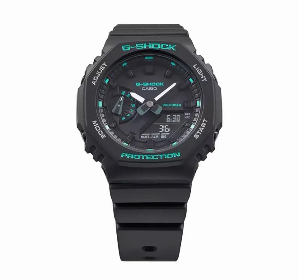 Casio GMA-S2100GA-1AER G-Shock Modern Black Octagon Ladies Fashion Sport Watch