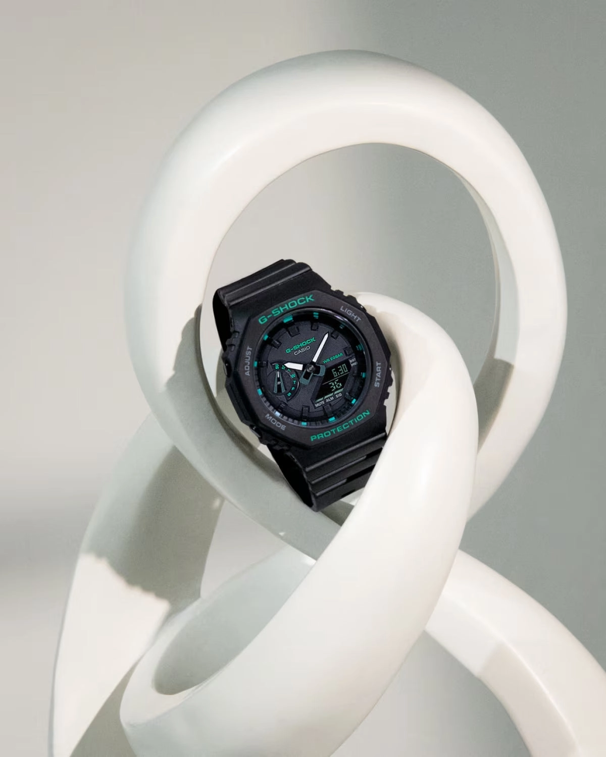 Casio GMA-S2100GA-1AER G-Shock Modern Black Octagon Ladies Fashion Sport Watch