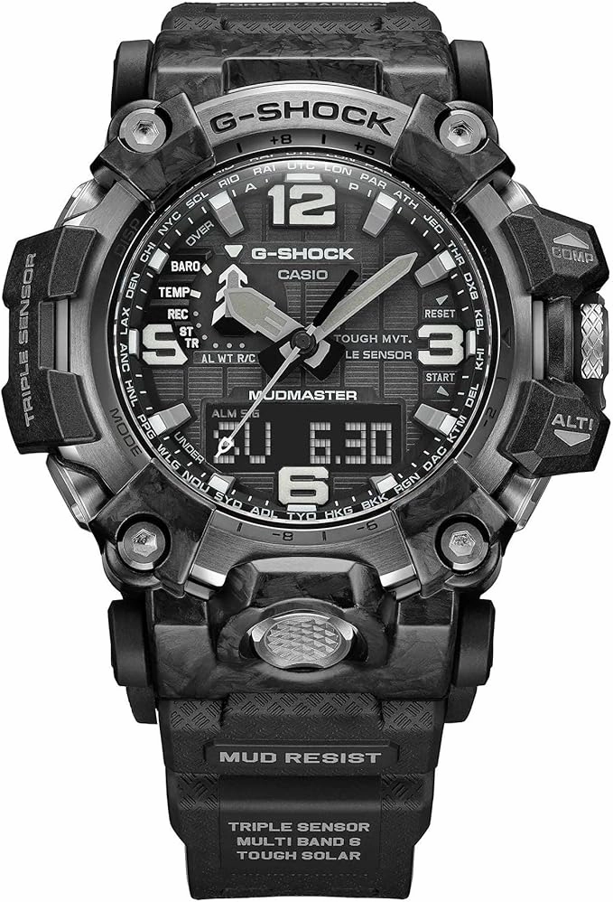 CASIO GWG-2000-1A1ER MUDMASTER Black Analog-Digital Quartz Men's Watch
